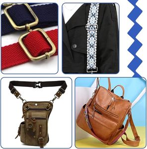 Juego de Herrajes para Bolsos PCS: Ganchos Giratorios, Anillas en D, Hebillas Deslizantes y Anillas Rectangulares en Varios Colores - Product Image 4