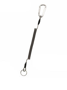 Laisse en spirale anti-perte flexible, cordon de sécurité, ligne rétractable, bracelet élastique avec mousqueton, anneau porte-clés - Product Image 6