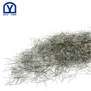 Hot Sale 13MM Metallic Stainless Steel Fibre for UHPC Concrete SS 304 Refractory Micro Stainless Steel Fiber