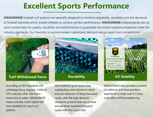 Gazon artificiel ignifuge haute densité <span class=keywords><strong>Astro</strong></span> Turf 40 mm pour terrains de sport et stades de football - Product Image 2