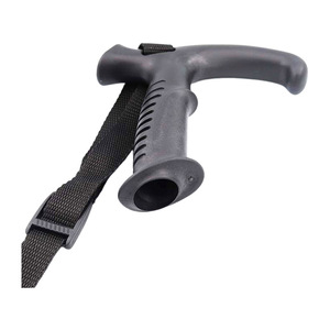 Empuñaduras para bastones de trekking, curvas y rectas, 20 18 mm, antideslizantes, para senderismo, pieza de aleación de aluminio T1T2 - Product Image 2