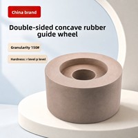 ZhongHua M1040/M1020/M1050 1080 Roues de guidage cylindriques concaves double face en caoutchouc pour rectifieuses sans centre, Chine continentale