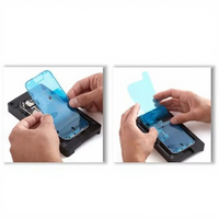 Adhésif d'étanchéité imperméable pour remplacement d'écran d'iPhone, pré-découpé, grande colle arrière extensible, kit de réparation facile à retirer