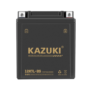 12N7L-BS-Batería de plomo ácido para motocicleta, motor de 12V 7AH Aki sellado, sin mantenimiento, de GEL, para motocicleta, precio de fábrica de <span class=keywords><strong>KAZUKI</strong></span> - Product Image 2