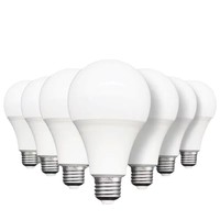 Ampoule d'éclairage LED A19 à économie d'énergie pour l'intérieur, douille à vis E27 haute luminosité certifiée CE