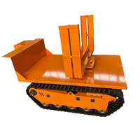 Raupentransporter Raupendumper Gummiketten-Mini-Kompakt-Raupentransporter Elektrischer Ferngesteuerter Transporter Fahrgestell 1 Jahr Garantie Hebei
