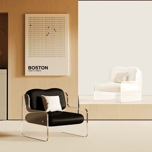 Canapé populaire <span class=keywords><strong>en</strong></span> <span class=keywords><strong>plexiglas</strong></span> souple avec accoudoirs, <span class=keywords><strong>chaise</strong></span> <span class=keywords><strong>en</strong></span> acrylique <span class=keywords><strong>transparent</strong></span> <span class=keywords><strong>chaise</strong></span> de canapé simple - Product Image 1