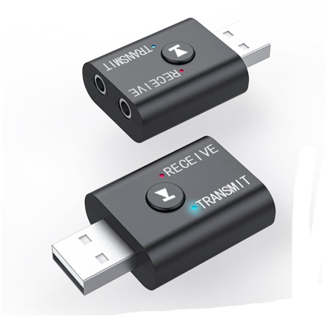 D1433 TR6 2 in 1 Usb Audio Transmitter Receiver with Blue Tooth 5.0