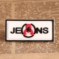 Étiquette en caoutchouc PVC adhésive imprimée sur mesure, logo en relief 3D, patch rectangulaire pour vêtements, sacs, sièges de voiture et accessoires