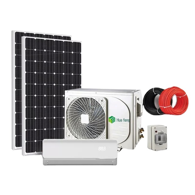 Off Grid Solar AC Air Conditioner System Solar Power Minisplit AC Unit Air Conditioning 48V Dc Battery Voltage