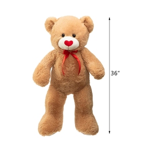 Personalizzazione all'ingrosso orsacchiotto di peluche bambola di peluche i bambini amano orsacchiotto di san valentino abbraccio cuore <span class=keywords><strong>orso</strong></span> - Product Image 6