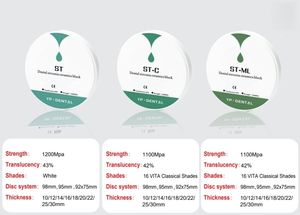 ST ML Bloc dentaire en zircone pour fraisage CAD/<span class=keywords><strong>CAM</strong></span> au fauteuil, disques de zircone multicouches haute résistance, prix usine - Product Image 5