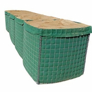Dayanıklı Özelleştirilebilir Kare Galvanizli Demir Tel <span class=keywords><strong>Gabion</strong></span> Kutusu Savunma Duvarı Patlamaya Dayanıklı Kafes Kesme Taşı Kaynaklı Hasır - Product Image 2