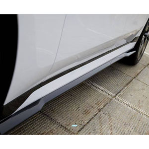 Faldas laterales negras brillantes de ABS, faldas laterales de parachoques de estilo <span class=keywords><strong>B</strong></span> para <span class=keywords><strong>BMW</strong></span> 7 Series G70 2023-IN G70, faldas laterales - Product Image 2