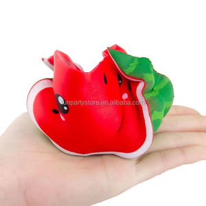 Juguetes Antiestrés de Espuma de PU de Alta Calidad con Forma de Frutas Kawaii, Sandía de Subida Lenta, Suaves y Apretables, Regalos Promocionales para Niños y Adultos - Product Image 2