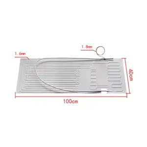 Glosok B02100017 refrigerator flat evaporator roll bond plate for fridge for freezer with capillary suitable for indoor