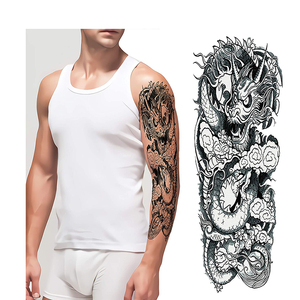 Nuevos <span class=keywords><strong>diseños</strong></span> Full Arm Art Sticker Tattoo Hand Tattoo <span class=keywords><strong>para</strong></span> hombres - Product Image 1