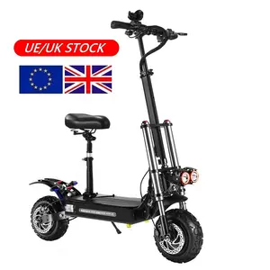 New Arrival Europe Spot S3 EU Warehouse Folding Electric Scooter 6000w Dual Motor 85km/h Top Speed 38ah Battery Fast Electric Sc