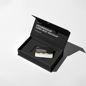 Tùy Chỉnh Từ Hộp Màu Đen Sang Trọng Hộp Quà Tặng Bao Bì Cứng Nhắc Từ Hộp Giấy Và Sang Trọng Cao-End Pr Hộp Giấy - Product Image 1