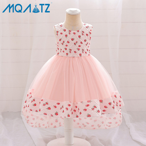 MQATZ <strong>Baby</strong> Girls Party Birthday 2 Years Girls Dresses Kids <strong>Clothes</strong> Wholesale Comfortable Kids Wear With Bag - Product Image 6