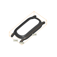 Adaptador de Correa para Reloj Bandjoy OEM de 12 mm de Diámetro Interior, Carcasa Protectora de PC Rígida para Google Fitbit Air Smart Tracker
