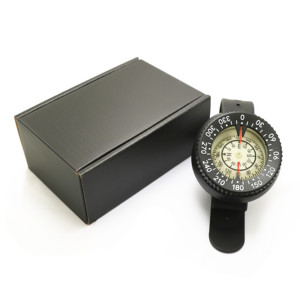 Brújula de <span class=keywords><strong>Buceo</strong></span> Negra Hotdive con Carcasa de Acrílico y TPU - Herramienta de Navegación Subacuática Duradera y Portátil - Product Image 5