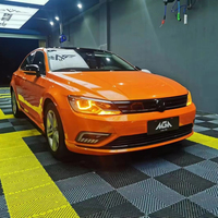Hochwertige SPC-Vinyl-Klick-Bodenmatte Rutschfest & Wasserdicht Langlebig für Autowäsche, Garage & Supermarkt-Nutzung