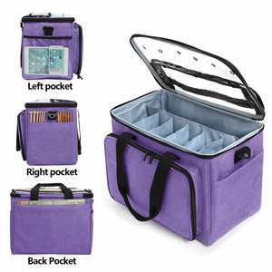 Large Capacity Yarn <b>Storage</b> Bag <b>Knitting</b> Bag Yarn <b>Storage</b> Organizer Travel Crochet Bag - Product Image 1