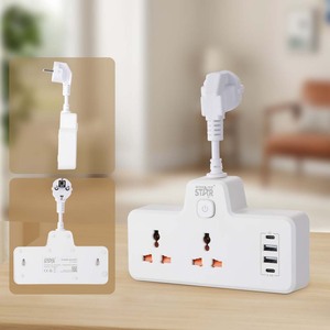 ปลั๊กไฟวินนิ่งสตาร์ พาวเวอร์ซ็อกเก็ต 2 ช่องเสียบ 2 พอร์ต USB Type C 230V วัสดุ ABS พร้อมคุณสมบัติความปลอดภัย - Product Image 3