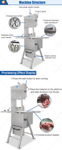 Máquina Cortadora de Huesos de Pollo de Tipo Recíproco, Máquina de Sierra <span class=keywords><strong>para</strong></span> Huesos de Gran Capacidad - Product Image 6