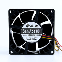 SANYO 9G0827P1J051 27V DC 0,62A 80*80*38MM 8038 8CM SANYO Kipas Pendingin Aksial Bantalan Bola Asli