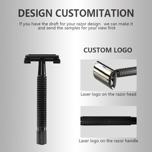 Dao Cạo Nhà Sản Xuất Chất Lượng Tốt Nhất Tùy Chỉnh Thiết Kế Người Đàn Ông Kim Loại Đôi Cạnh Có Thể Điều Chỉnh An Toàn Dao Cạo - Product Image 4