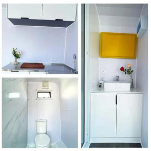 Standard Apple Cabin Modern Camping Pod Space <b>Prefab</b> Portable Mobile Capsule <b>House</b> Hotel With Bathroom Prefabricated Villa Home - Product Image 2