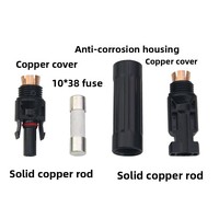 Fusible DC spécifique à l'énergie photovoltaïque, boîtier PPO IP67, type FFCFPC, connecteur de fusible 1000V, 10A/20A/30A