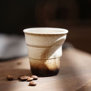 New Porcelain Espresso Coffee Cup Creative Version Colorful Pottery Tea Cup 90ml Arabic Retro Coffee 3D Paper Cup - Product Image 6