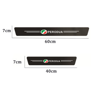 Pegatinas de logotipo UV <span class=keywords><strong>para</strong></span> umbral de <span class=keywords><strong>puerta</strong></span> de coche, Protector de <span class=keywords><strong>placa</strong></span> de desgaste de <span class=keywords><strong>vinilo</strong></span>, tira de umbral de fibra de carbono <span class=keywords><strong>para</strong></span> Perodua Proton - Product Image 4