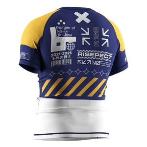 เสื้อแรชการ์ด UPF 50 พลัสสำหรับผู้ชายพร้อมผ้าที่ช่วยระบายความชื้น เหมาะสำหรับการเล่นเซิร์ฟ ว่ายน้ำ และกิจกรรมกลางแจ้ง - Product Image 6