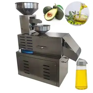 Máquina para hacer aceite de oliva prensado en frío/Aguacate, máquina de extracción de aceite de coco para uso doméstico