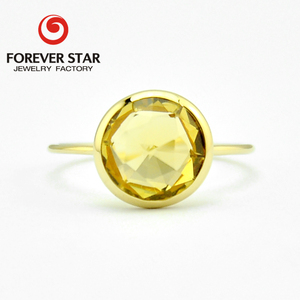 All'ingrosso 14K gioielli in oro Fine ultimi disegni classici <span class=keywords><strong>anelli</strong></span> in oro con pietre naturali <span class=keywords><strong>per</strong></span> matrimoni e feste - Product Image 2