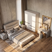 Ensemble de meubles de chambre à coucher modernes pour hôtel, en bois massif, ensemble complet de meubles de chambre à coucher pour la maison, vente en gros pour appartement et villa