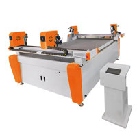 Machine de découpe numérique à plaque plate lame vibrante EVA EPE mousse feutre fibre de carbone machine de découpe à bande vibrante
