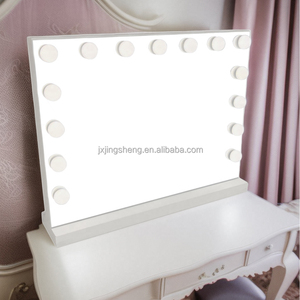 <span class=keywords><strong>Tocador</strong></span> de Madera Moderno con Espejo Iluminado, Estilo Simple para Maquillaje, para Dormitorio o Apartamento, Ideal para Hoteles, Gran Venta 2026 - Product Image 5