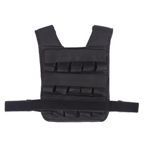 Gilet d'entraînement sportif en polyester, directement de l'usine, vêtements d'entraînement à la résistance amovibles, gilet lesté - Product Image 1