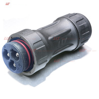 Gran potencia M45 3Pin 1500V 80A tornillo alambre IP68 impermeable industria eléctrica 3 4 pines conector de alimentación