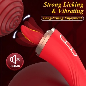 Vibrador 3 en 1 con Estimulación de Punto G y Lengua, Juguetes Sexuales para Mujeres, Potente Estimulador de Clítoris, Pezones y Oral - Product Image 3