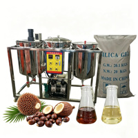 Équipement de raffinage de l'huile de palme avec machine de purification d'huile par dégommage, déphtosphorisation, décoloration et déshydratation HJ-JLYJ200