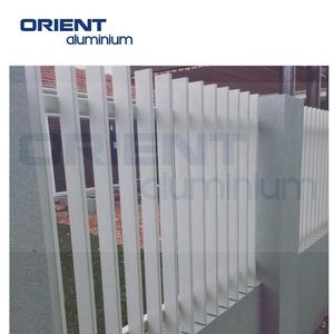 Design moderno doghe verticali cornice di Design perimetrale pannelli da giardino per esterni casa lama decorativa in metallo recinzione lama in alluminio <span class=keywords><strong>Fen</strong></span> - Product Image 5