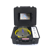 Sistema de Cámara de Inspección de Alcantarillado HD con Varilla de Empuje, Monitor Portátil y Cable de 20-120m para Inspección de Tuberías de 18-400mm