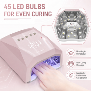 Lampada UV LED Professionale Yaqin <span class=keywords><strong>per</strong></span> Asciugatura <span class=keywords><strong>Gel</strong></span>, 120W 5200mAh, Sensore Intelligente, Display LCD, Potente <span class=keywords><strong>per</strong></span> Casa e Salone - Product Image 5