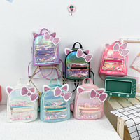 Nouveau sac à dos mini tendance imprimé animal en cuir synthétique microfibre, style princesse, avec harnais rembourré pour le transport transfrontalier en gros